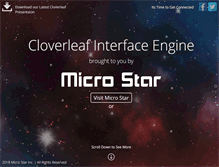 Tablet Screenshot of cloverleafinterfaceengine.com